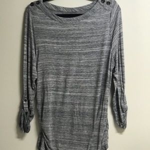 Gray Maternity Blouse Size L